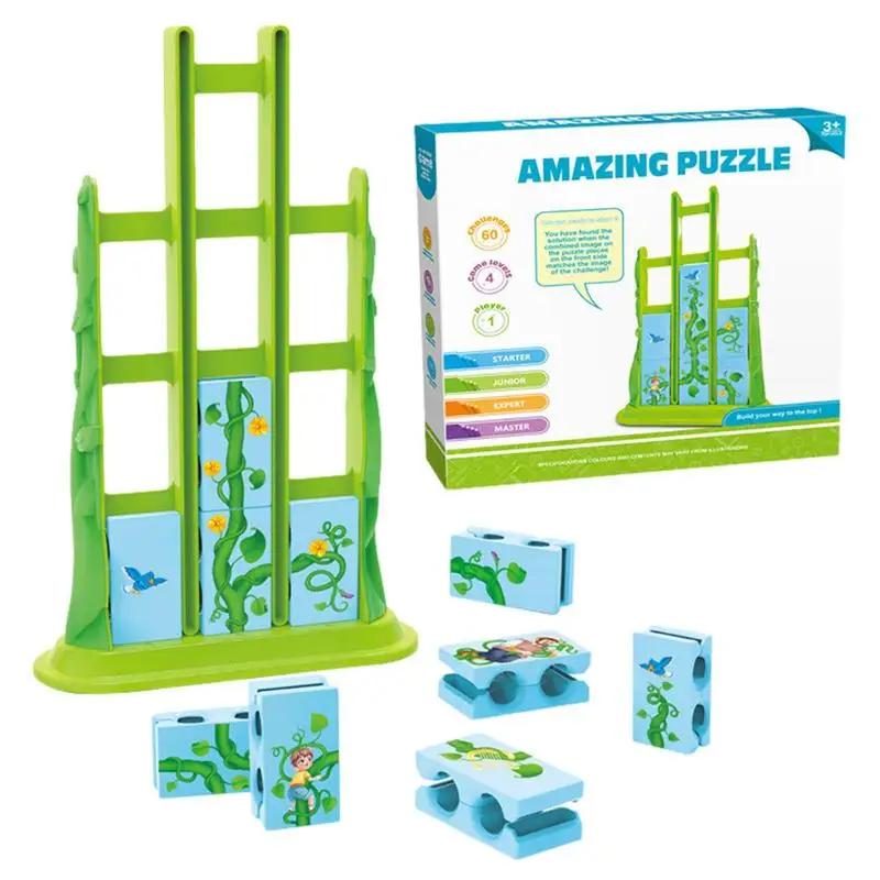 Jeux de société interactifs parent-enfant, jeu de puzzle de plantes pour enfants, jouets de bureau, activités d'apprentissage alth, jouet pour enfants