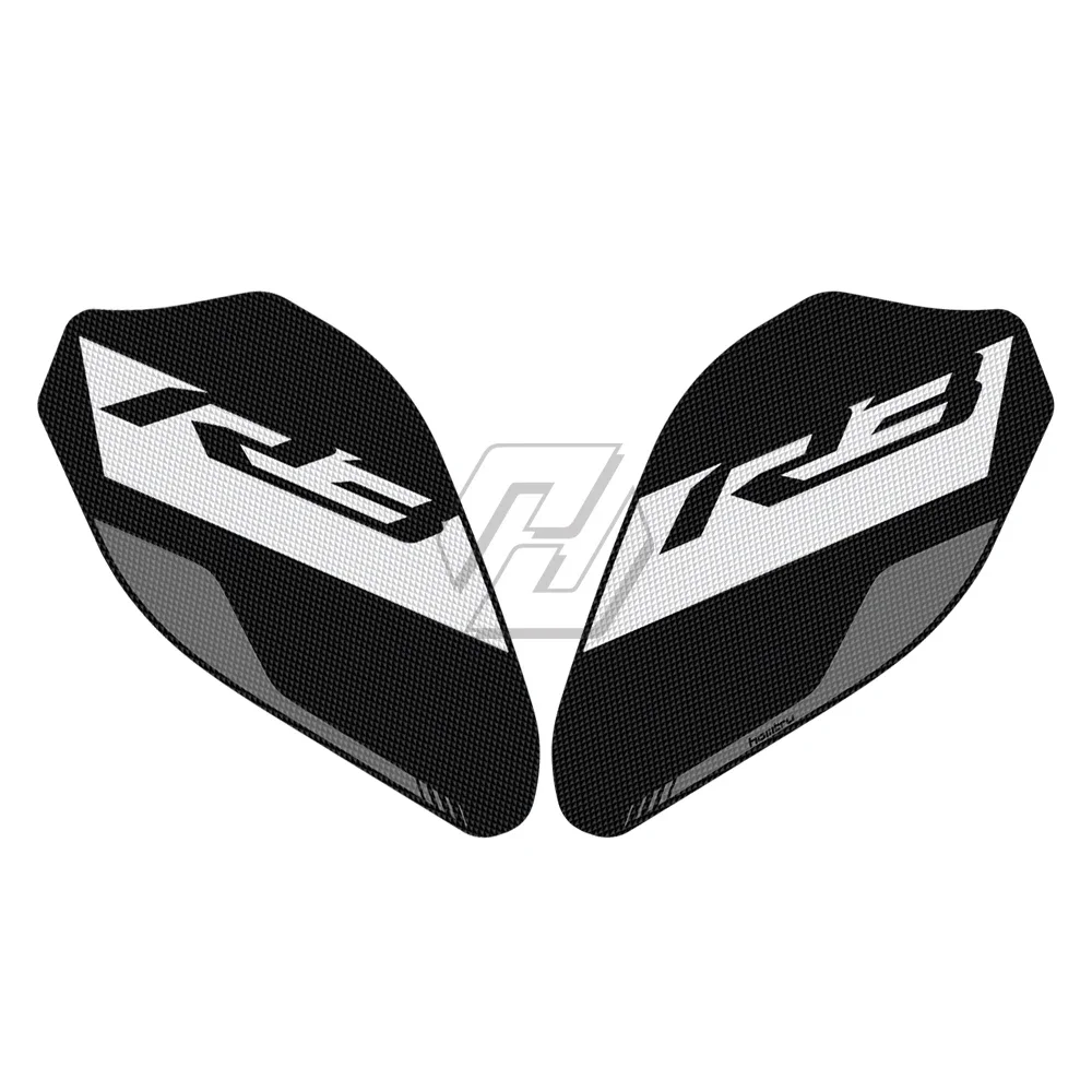 Motorcycle Accessorie Side Tank Pad Protection Knee Grip Mat for Yamaha R3 2019-2022