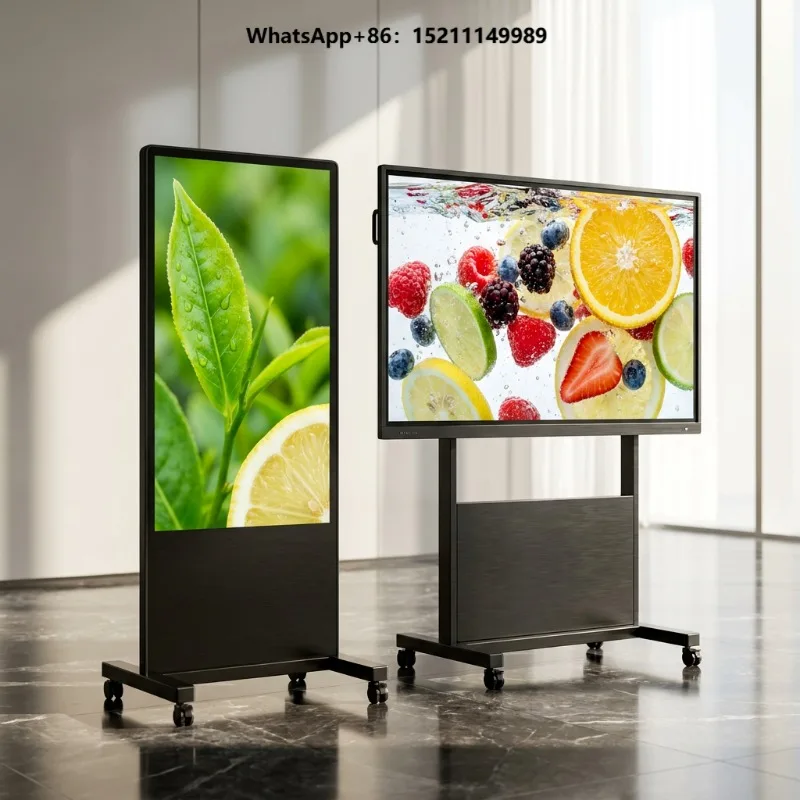 Commercial LCD Advertising Display 43/55/65 Inch Android Touch Screen Digital Signage for Supermarket Milk Tea Shop Indoor Use 1