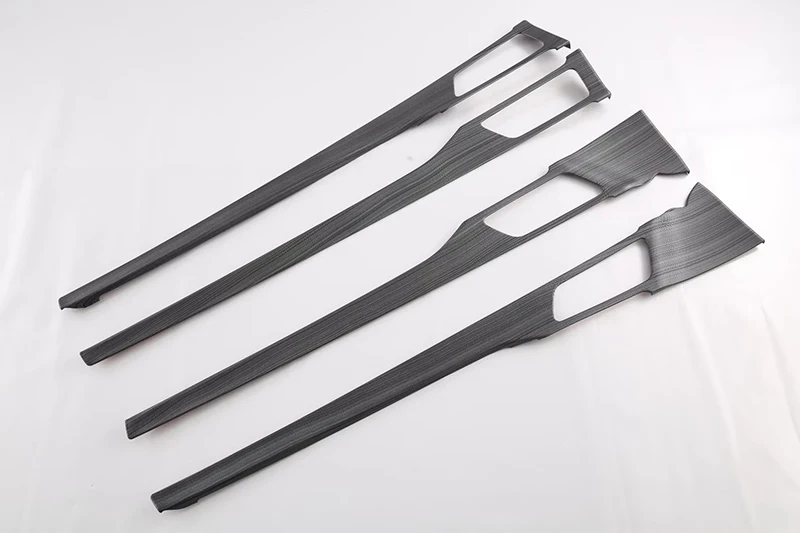 For BYD Song Plus EV DMI 2022 2023 Car Accessories Carbon Fiber Style Door Speaker Horn Panel Trim