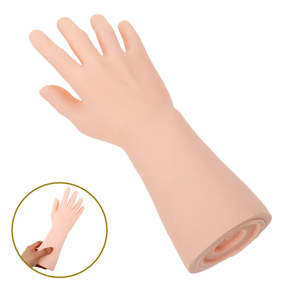 

2 Pcs Male Hand Mannequin Display Props Realistic Right Hand Model for Watch Showcase Lightweight Portable Jewelry Holder