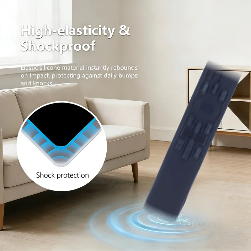 FOR SAMSUNG BN59-1385 Remote Control Silicone Case With Lanyard Luminous Drop-Resistant Pretective Cover For TV Remote Control