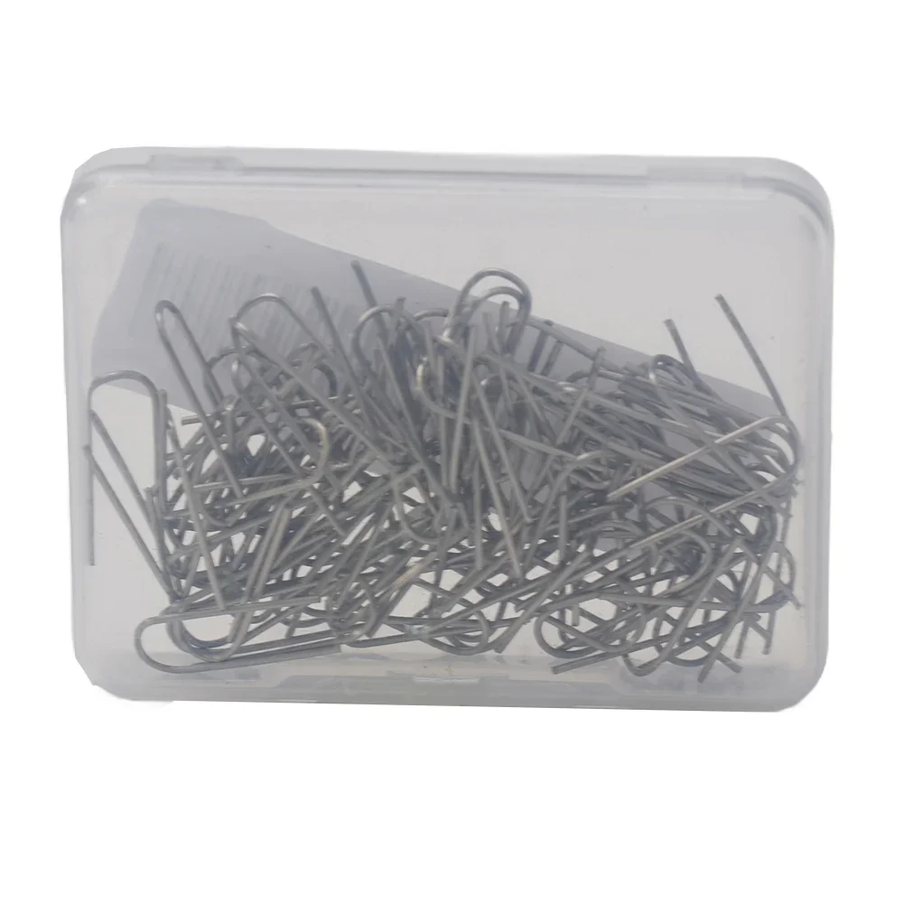 50Pcs/100Pcs/200Pcs U-shaped Wire Nichrome Wire 0.7 Mm High Heat Kiln Wire For Hanging Loop Jewelry Pendant Handcrafted Art Tool