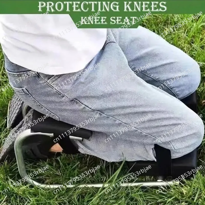 Portable Sturdy Knee Seat Protector Wearable Ankle Support Garden Knee Seat Ergonomic Labor-Saving Garden Kneeling Pad Gardening