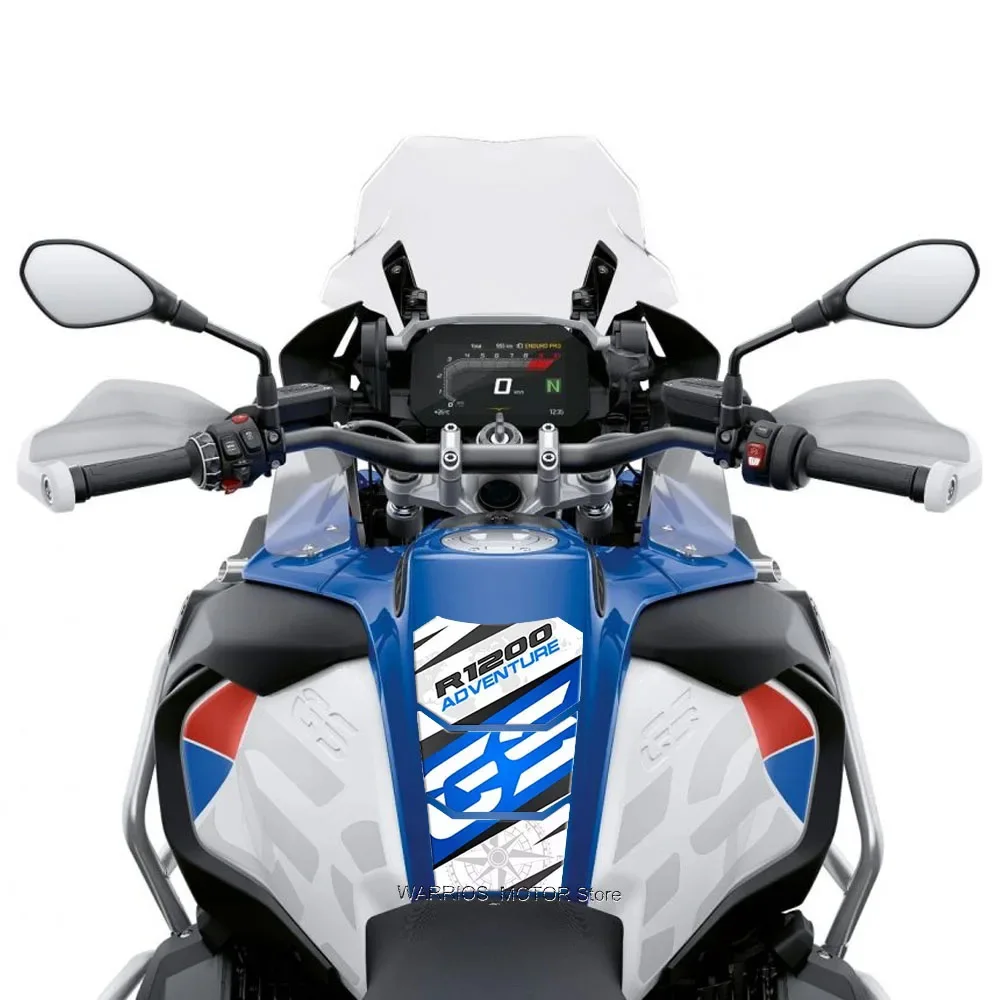Motorcycle Fuel Tank Pad Sticker Waterproof Scratch-Resistant 3D Resin Protective Sticker Kit For BMW R 1200 GS ADV 2014 – 2018