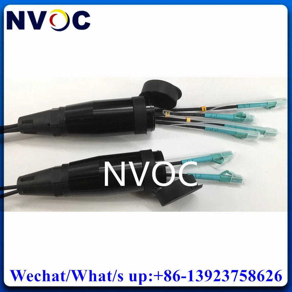 8Core 200M OM3-300 8C PDLC/ST/FC/SC Outdoor DVI Waterproof 5.0mm 7.0mm Armored MM Fiber Patch Cord TPU Cable With PCD310/380