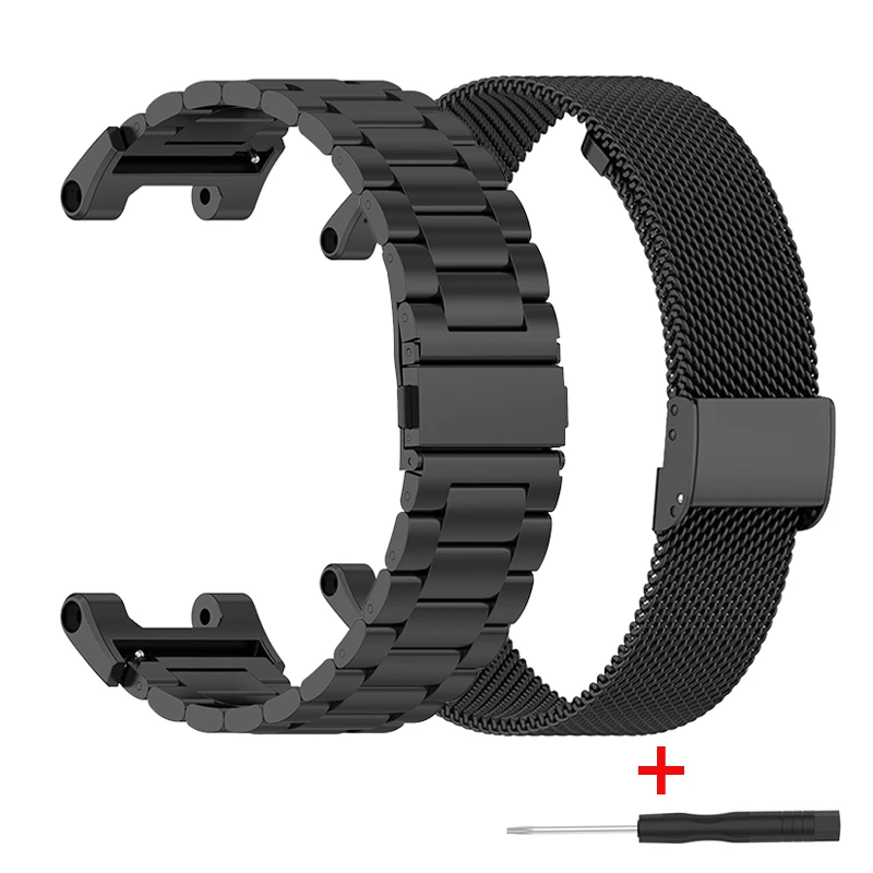 Bracelet En Acier inoxydable Pour Amazfit T Rex Pro/T-rex 2 Bande de Montre Intelligente Bracelet En Métal Pour Amazfit T-rex T Rex 2 Bracelet Correa