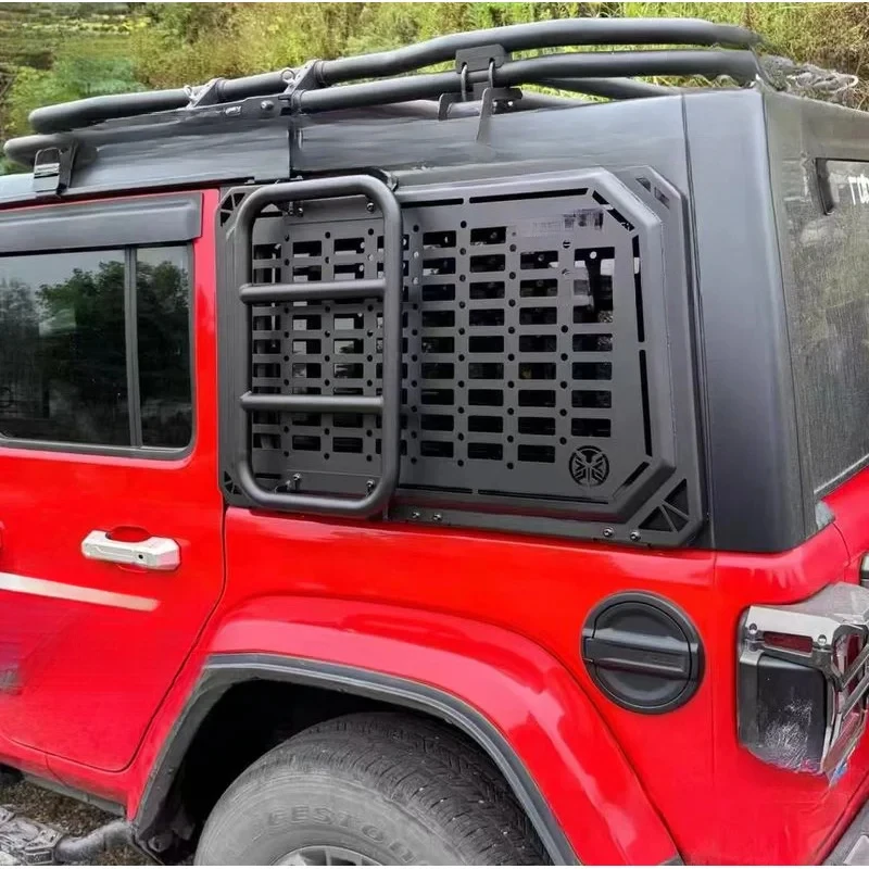 Side Armor Rear Window Glass Expansion Frame Steel JL 2018++ L1042 NTRIX