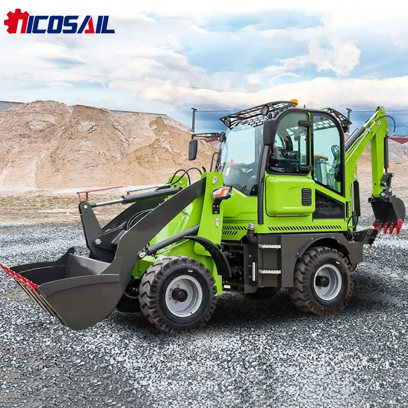 

2.5Ton Backhoe Loader with Yunnei 490 Engine 42kW 4x4 for Construction, Mining, Road Building