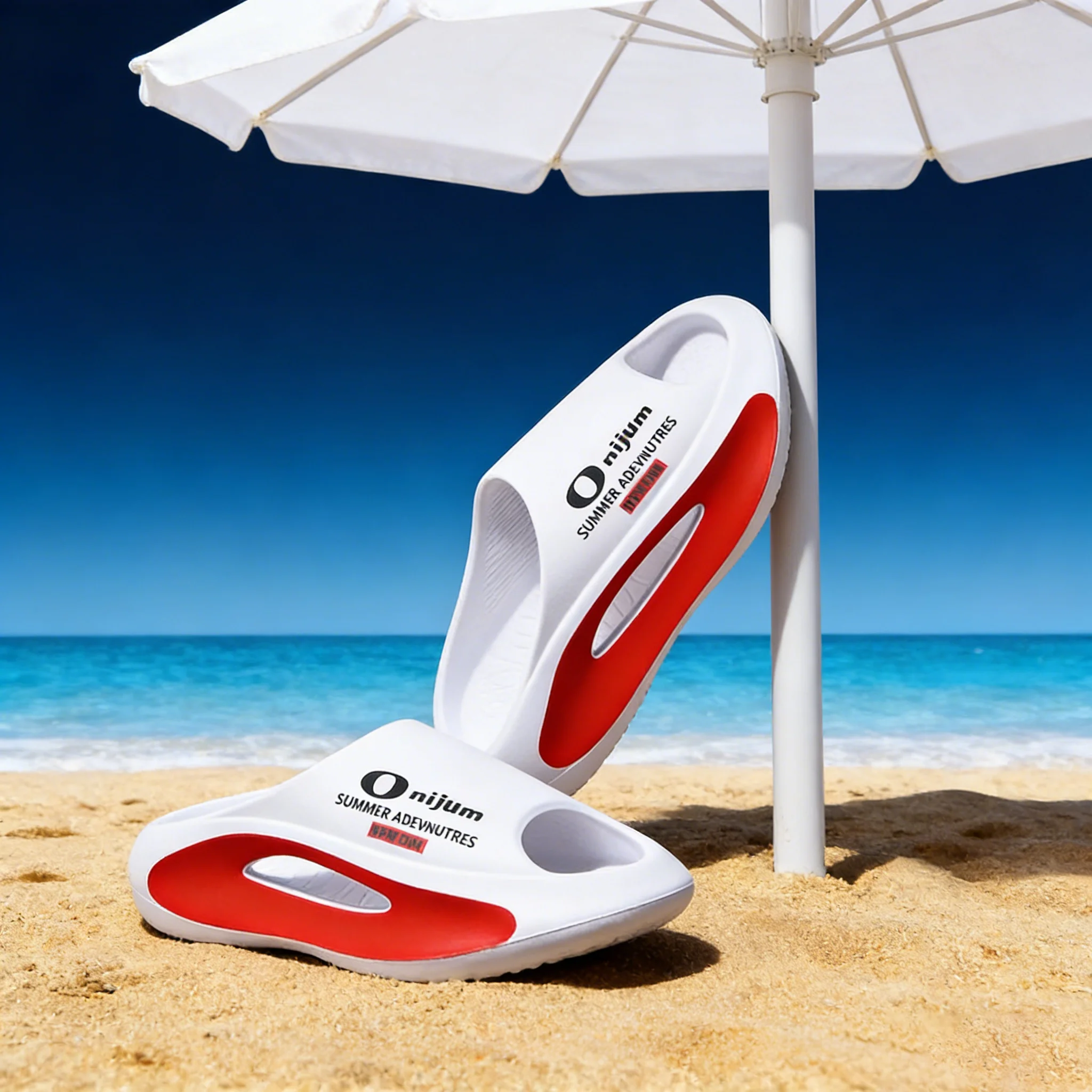 Summer Men Slippers EVA Soft-soled Platform Slides Sandals Women Indoor Outdoor Walking Beach Shoes Flip Flops Mens Home Shoes view 2