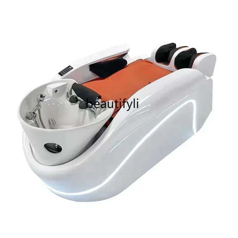 

Automatic Intelligent Electric Massage Shampoo Bed Hair Salon for Hair Salon Ceramic Basin Flushing Bed