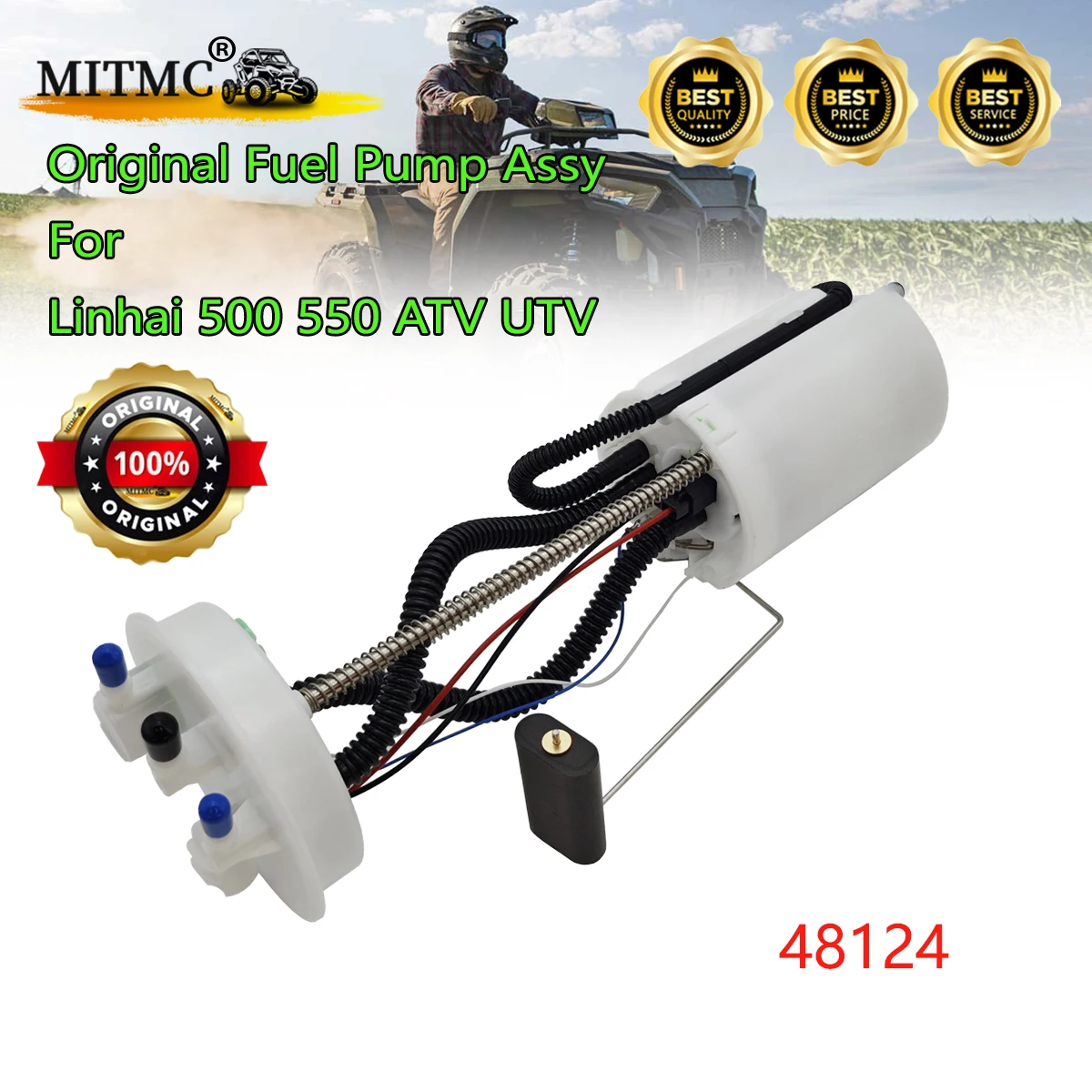 

Original Fuel Pump Assy For Linhai 500 550 ATV UTV EFI T-Boss 550 Linhai LH500 UTV500 550 48124 4CZ-24410-00