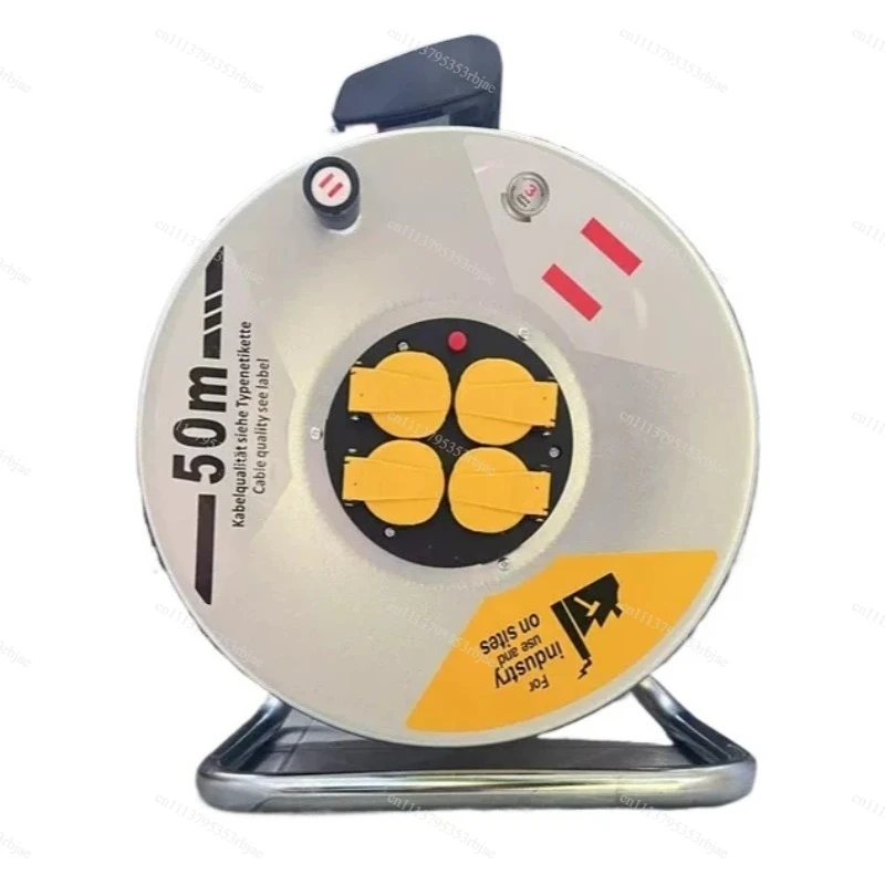 Hot Sale EU UK Cable Reel 30M 50M 1.5mm² Flame Retardant Universal Socket Extension