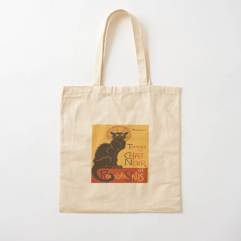 Tournee du Chat Noir De Rodolphe Salis Vector Tote Bag Women's bag Big bag reusable shopping bags Canvas Tote