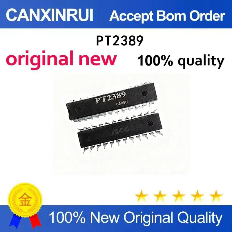 (5-100 Pieces) Brand new original PT2389 DIP24 spot chip IC