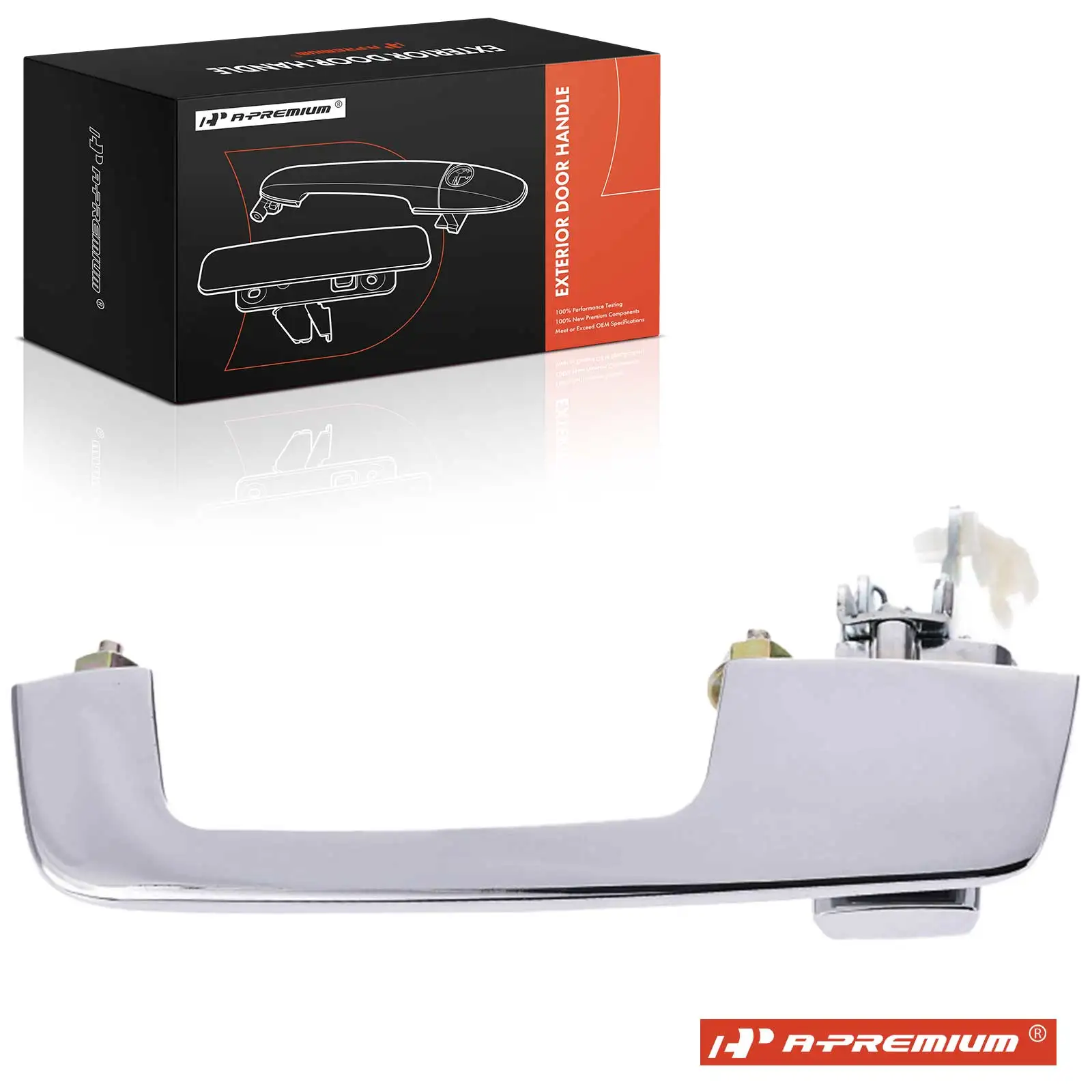 A-Premium Front Driver or Rear Driver Side Chrome Exterior Door Handle with Keyhole for Dodge Ramcharger 1978-1993 B100 B150