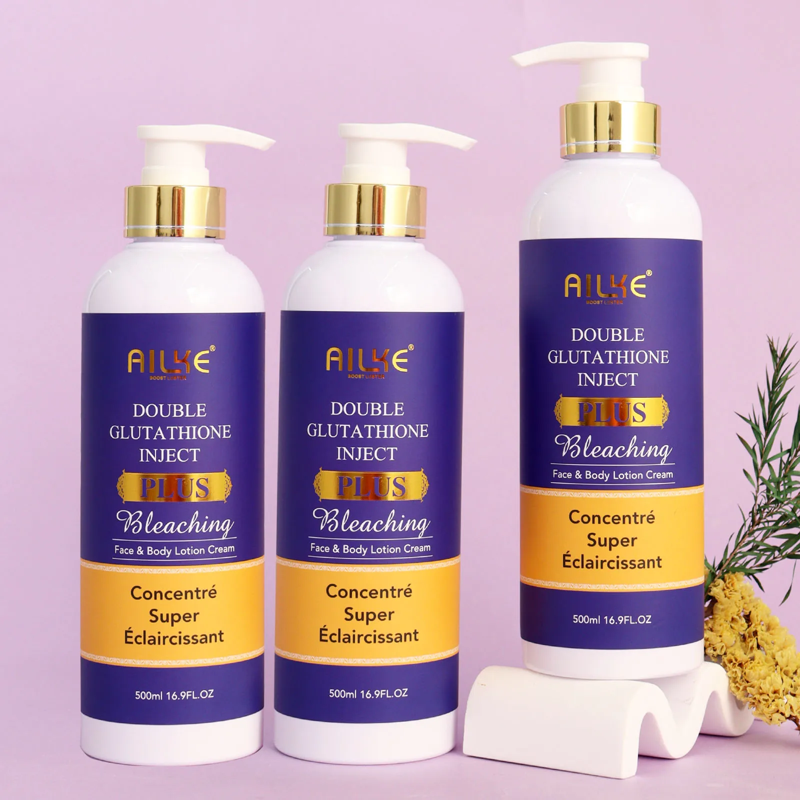 AILKE Body Milk For Brightening And Clearing Uneven Skin Tone, Moisturizes, Removes Black Spots, Supports Customized Logo