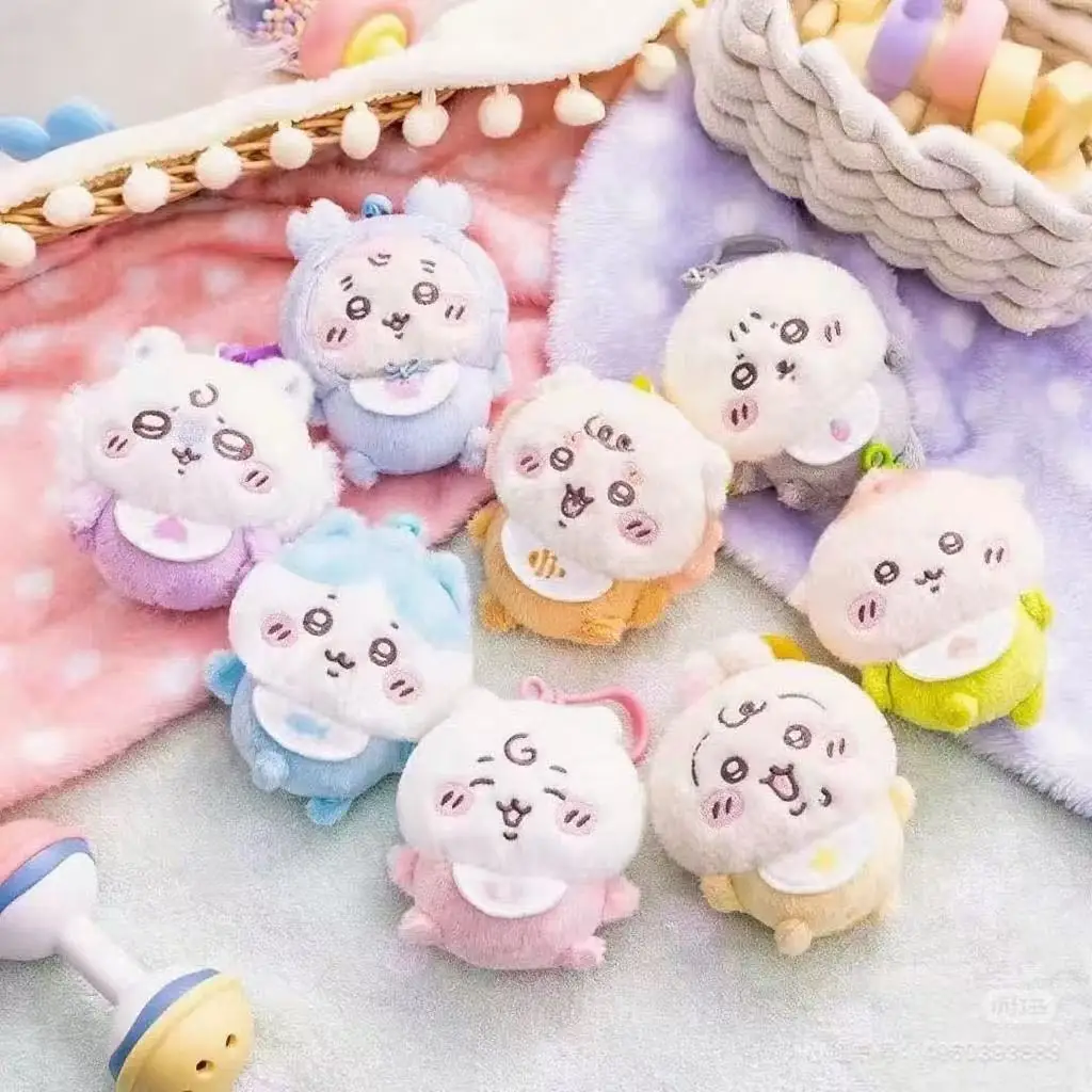 Chiikawa Momonga cute plush backpack pendant, keychain, children's birthday gift