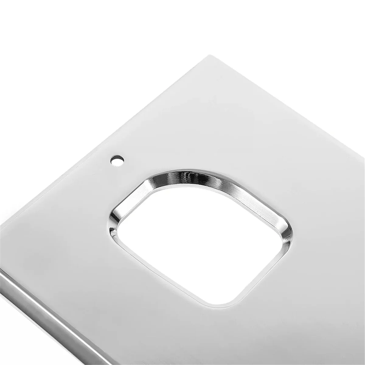 

#56D Automotive Parts & Accessories,Smooth Aluminum Chrome Billet Interior Door Handles Cover Trim,Silver