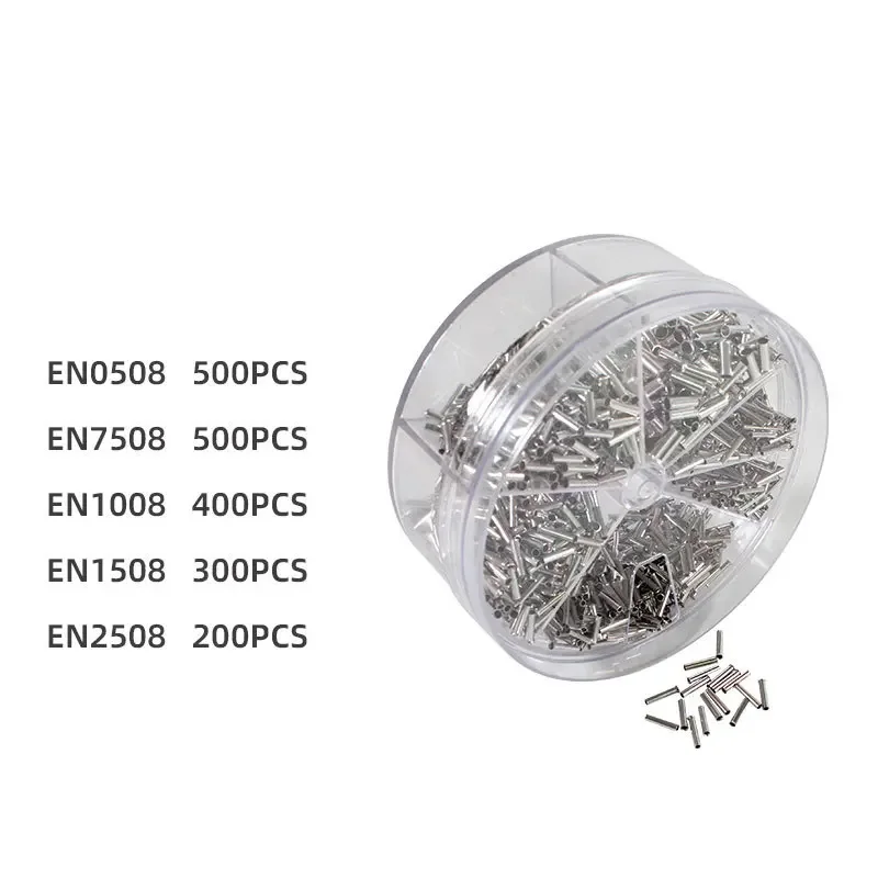 PZ 0,25–2,5 mm2 Aderendhülsen Crimpzange Deutsch Mini Crimper Zange Kabel Kabel Drahtendhülsen mit 1900 Stück Rohrklemmen-Set – Detail 4