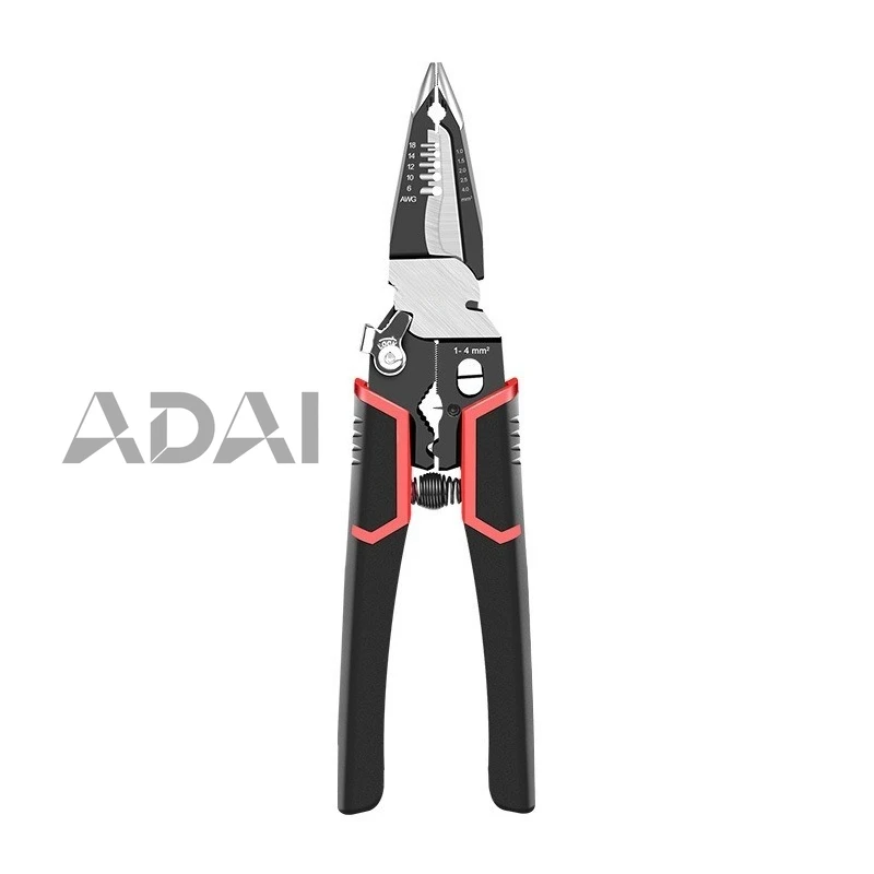 

Многофункциональные клещи для зачистки проводов 9-в-1, специализированные обжимные клещи для электриков, прочные и износостойкие