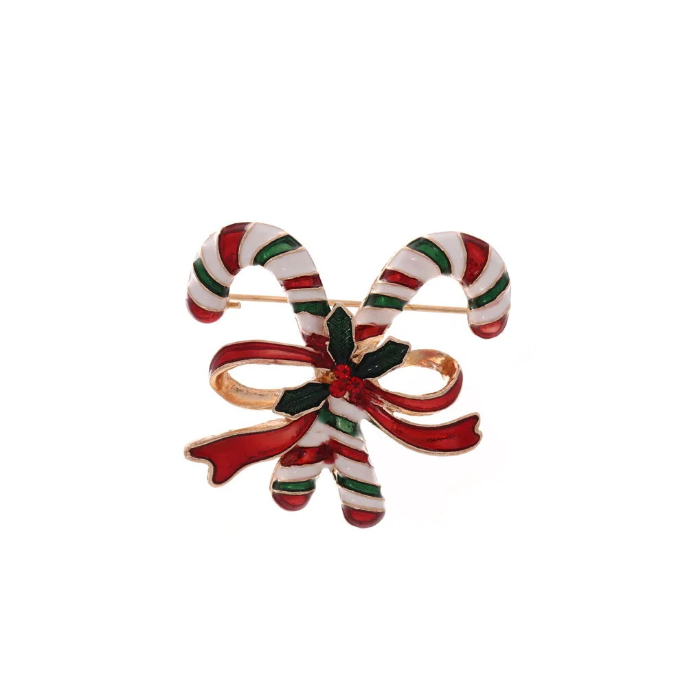 2PC set Christmas brooch atmosphere badge fashion single product creative drip craft small sweet clothing decoration accessories