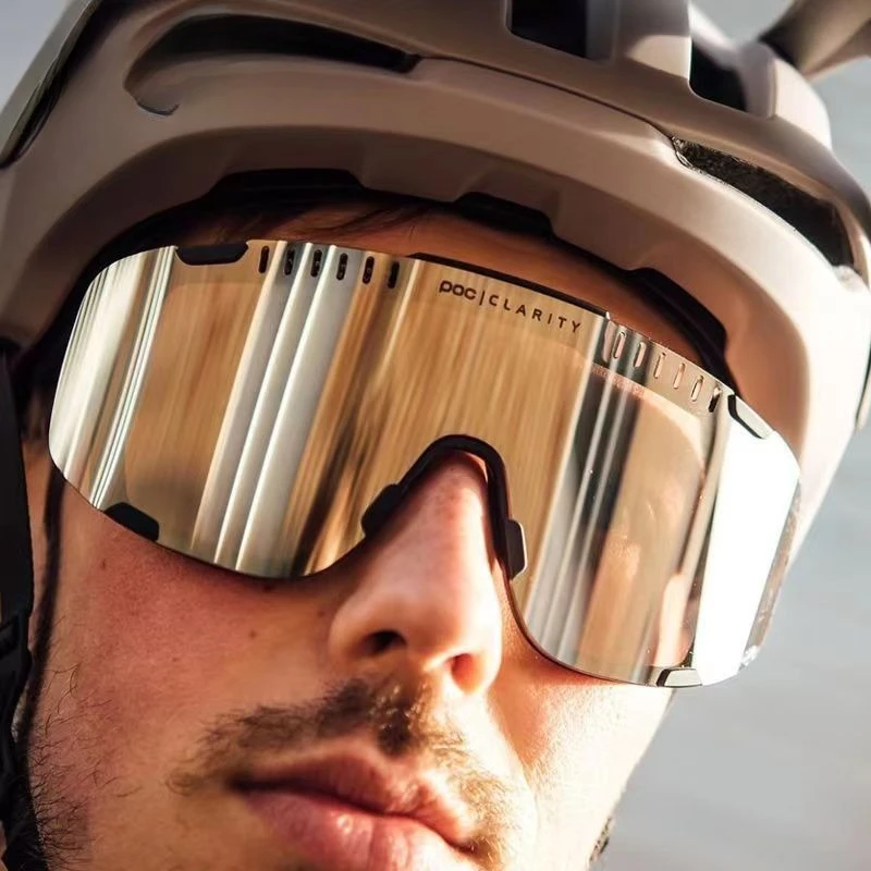 

Cycling Glasses - Professional Outdoor Sports Sunglasses for Men/Women, Windproof Bike Goggles with 4 Lenses