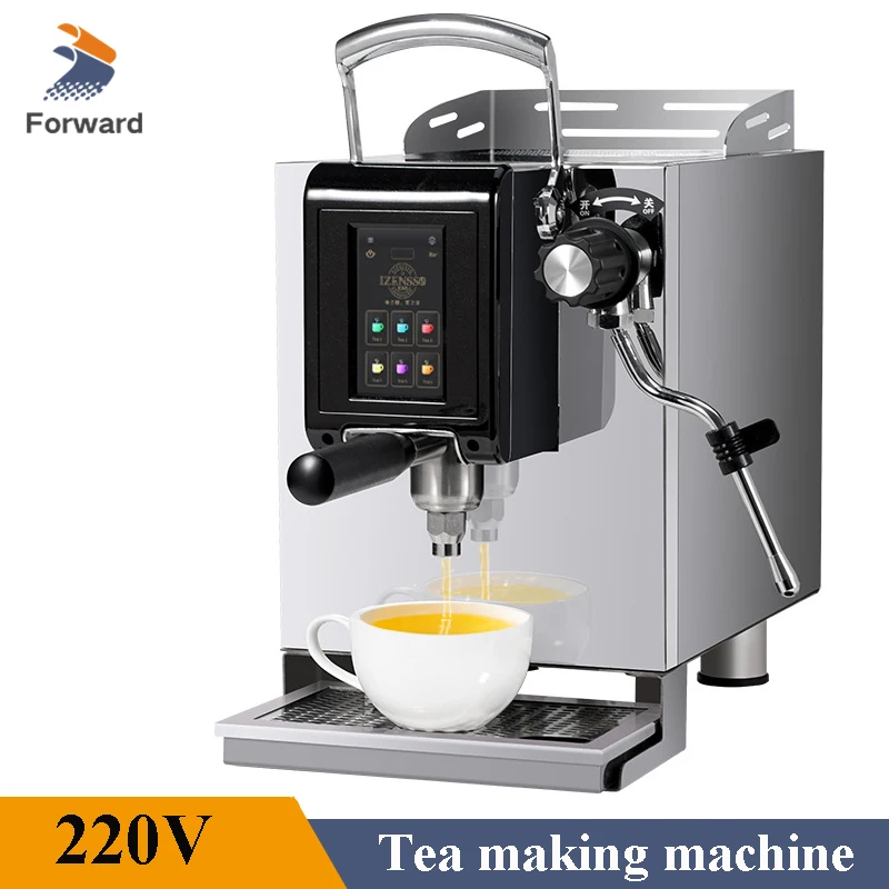 Tea Brewing Machine Commercial Coffee Tea Boiler 20 Bar Automatic Teapresso and Espresso Machine