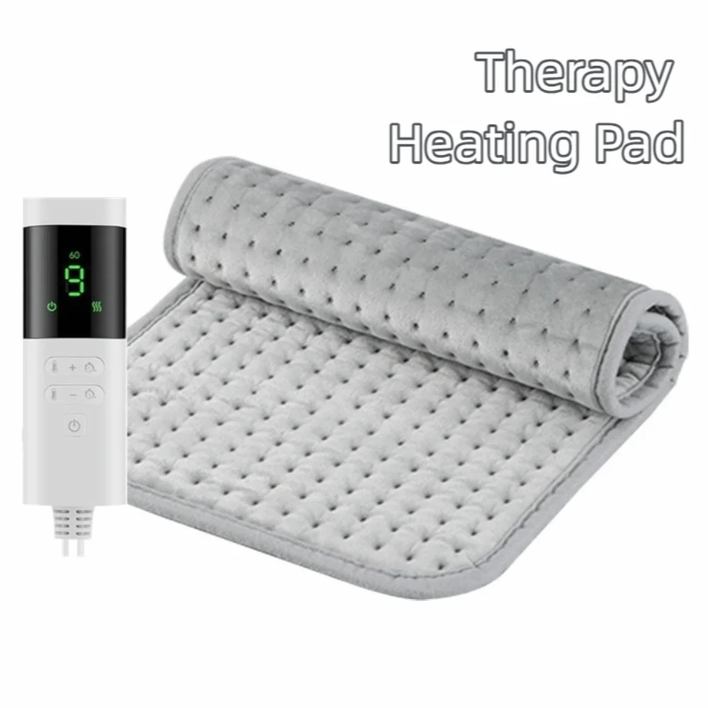 

New 9 Level Electric Heating Pad Washable 4 Mode Timer Heating Pad Blanket Shoulder Knee Legs Pain Relief Heated Mat Winter Use