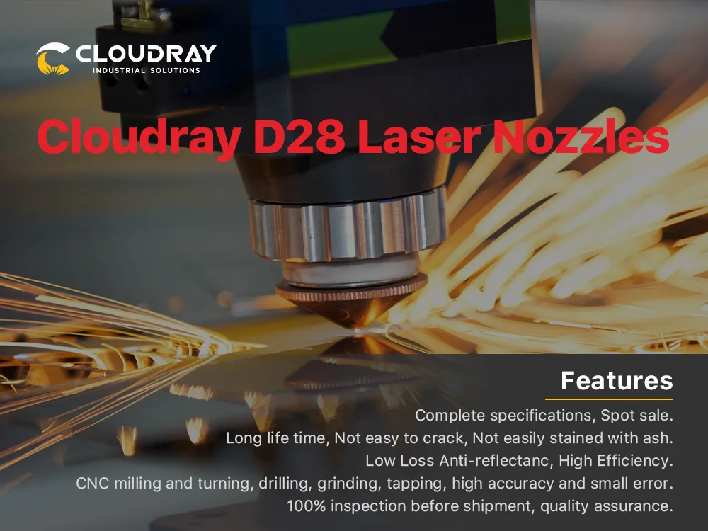 10 teile/satz D28 Laser Düse Einzelne Doppel Verchromte Schichten Kaliber 0,8-6,0mm für Precitec WSX Faser schneiden Kopf – Detail 2