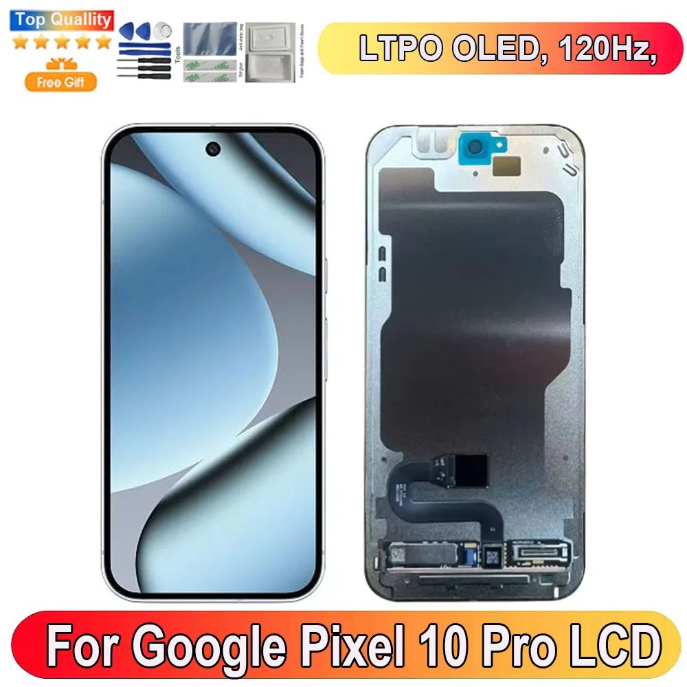 

6.3''120Hz For Google Pixel 10 Pro LCD Display Screen Touch Panel Digitizer Replacement Parts Pixel 10 Pro With Fingerprint