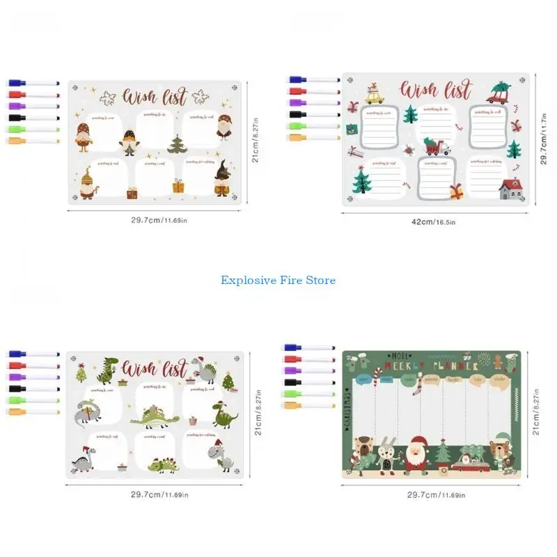 C4DB Calendar Kalender Bulanan Perencana Memo Papan Whiterboard Calendar Planner