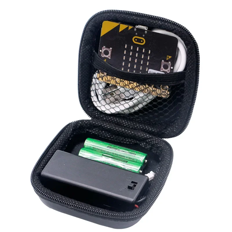 Yahboom Micro:bit Mini Storage Bag Mini Box Black Durable And Water-proof Storage Case For BBC MicroBit V2/ V2.2 Board