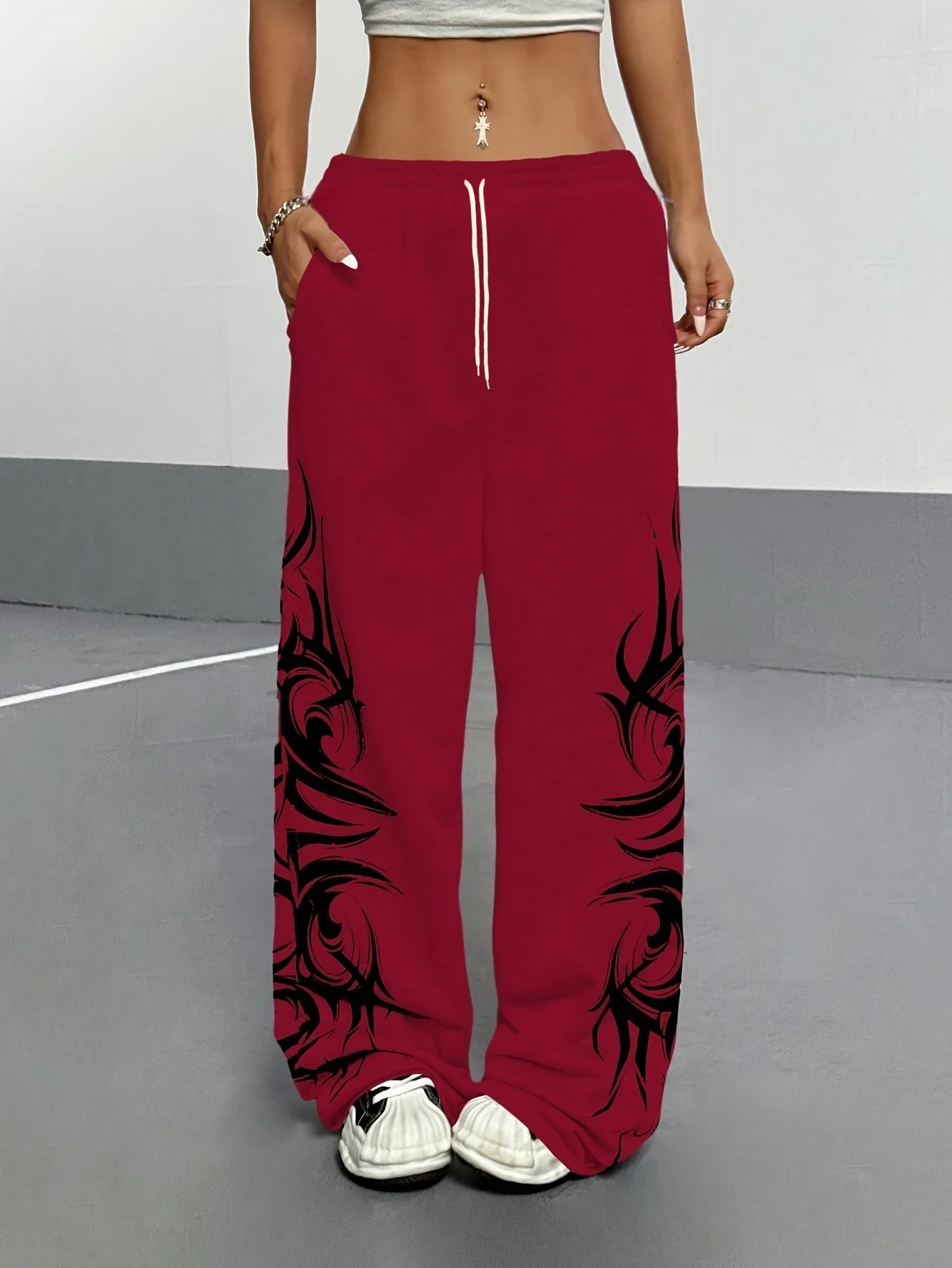 Harajuku Mode Lose Jogginghose Trendy Retro Lässig Bequem Langlebig für Männer Frauen Kinder Outdoor Lauf- und Trainingshose – Detail 4
