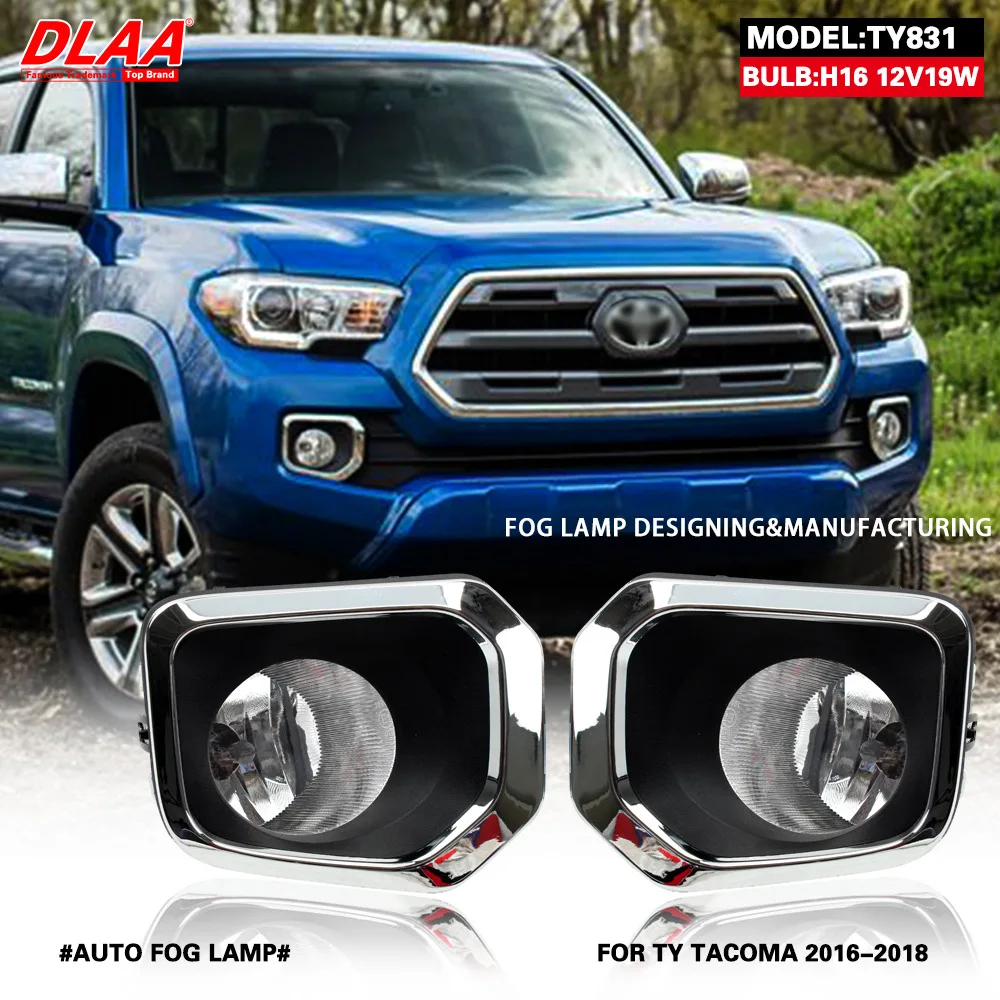 

Бампер противотуманный фонарь для Toyota TACOMA 2016 2017 2018-2022, передние противотуманные фары, Стайлинг автомобиля, противотуманные фары с переключателем - 1 пара