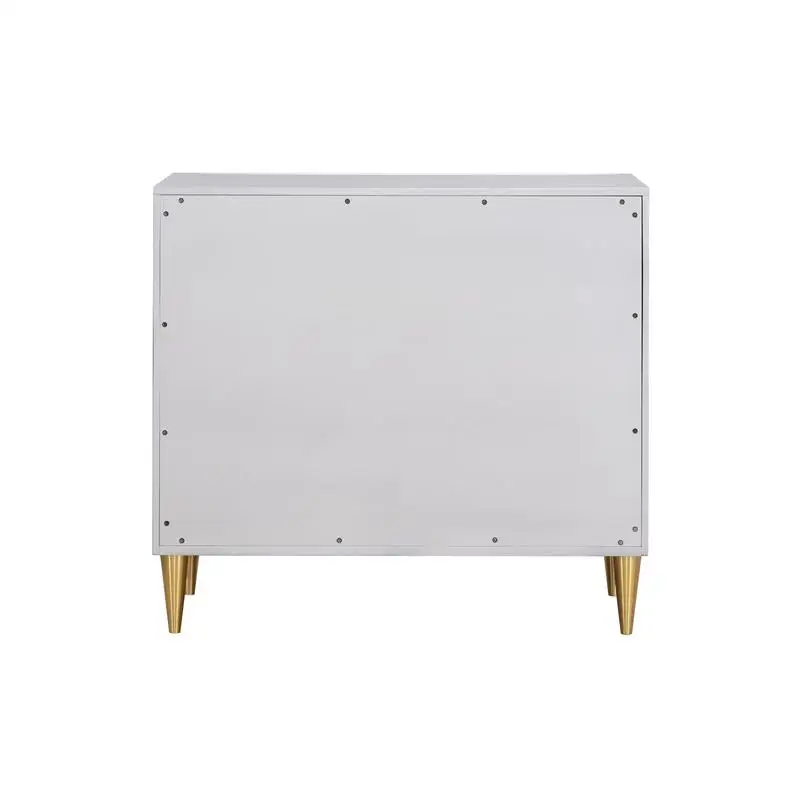 خزانة وحدة تحكم بلمسة نهائية فضية وشمبانيا معدنية - حل تخزين أنيق لغرفة المعيشة أو المدخل، مثالية للمنزل #2