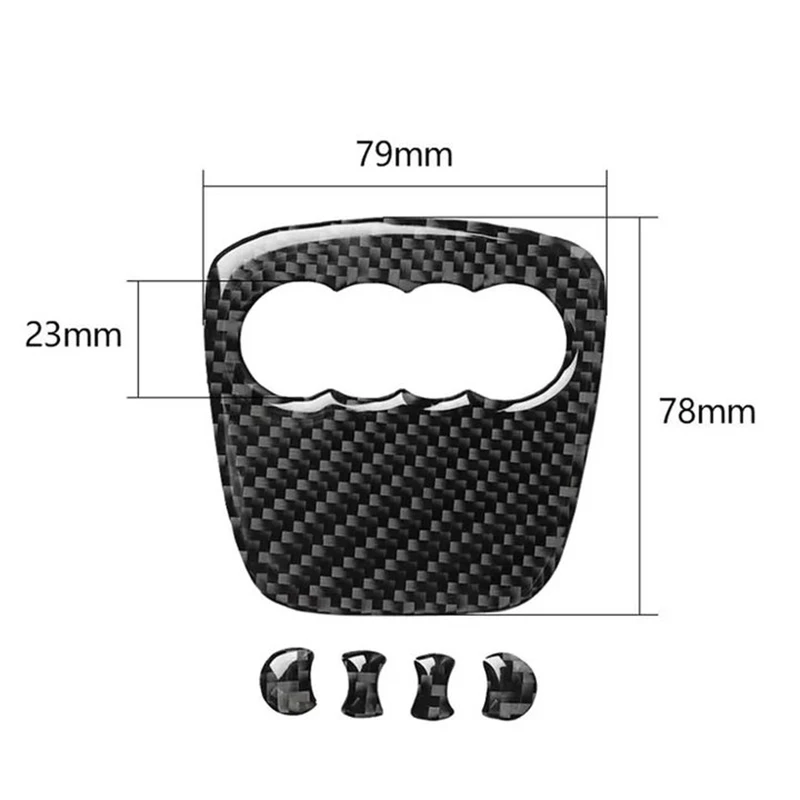 Car Steering Wheel Ring Carbon Fiber Protective Cover Decoration Accessories Suitable For Audi A3 A4 A5 A6 A7 B5 B6 C5 C6 8p 8v