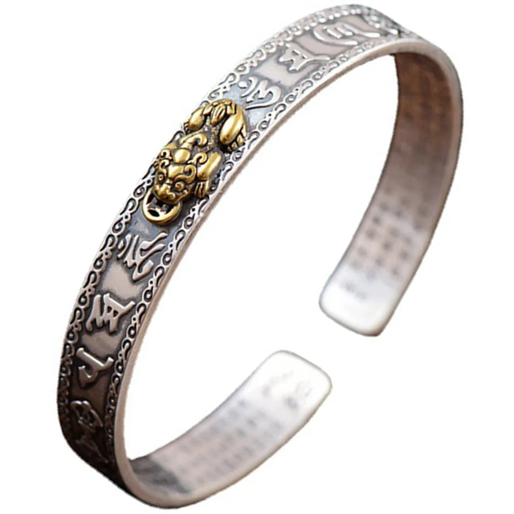 Copper Heart Bracelet Adjustable Open Cuff Bangle for Men Women Religious Spiritual Wrist Decor Trendy Charm Gift