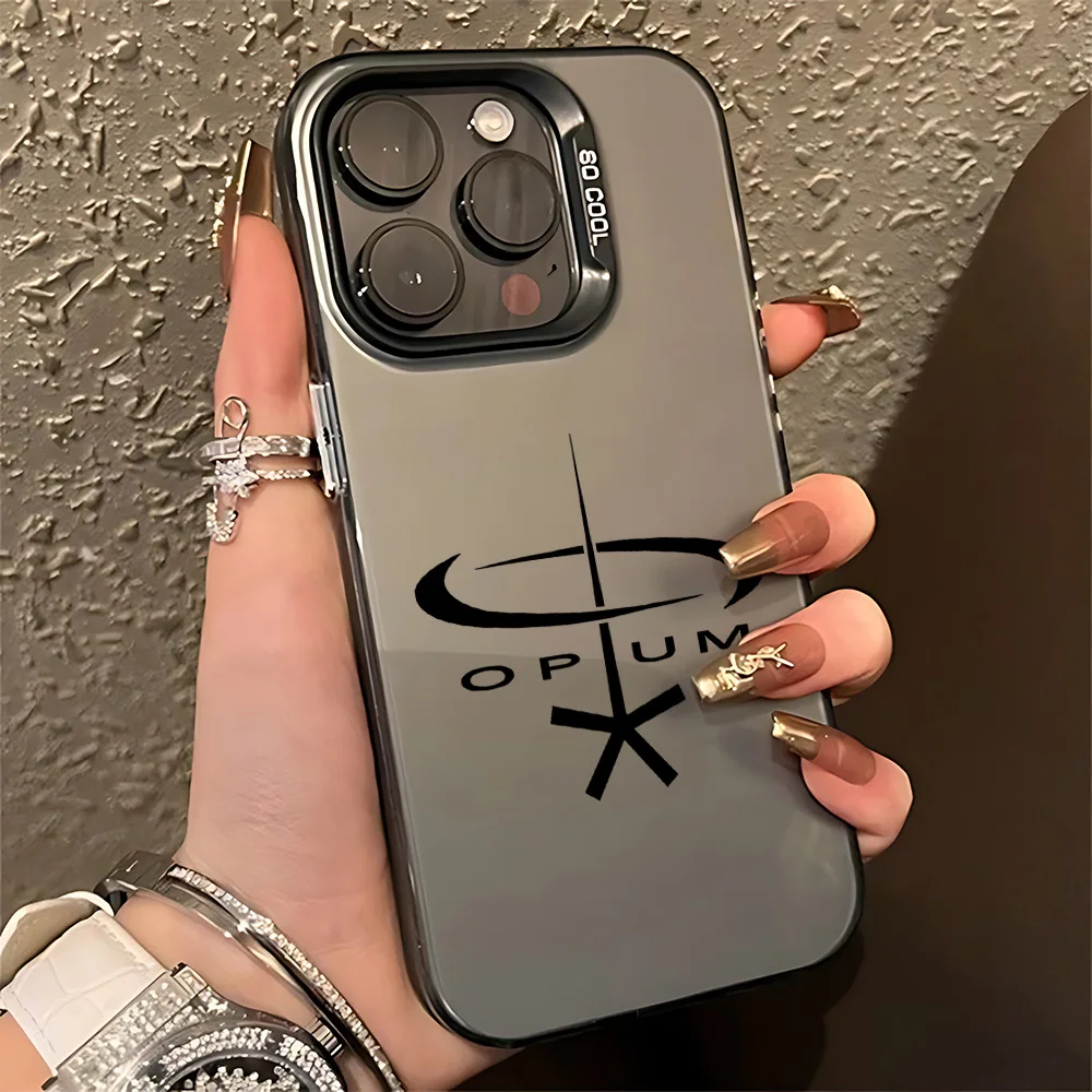 Rap Playboi Carti Phone Case O-Opium For iPhone 16e 16 15 14 13 12 11 mini Pro Max X XR XSMAX 8 7 Plus Anti Fall Matte Cover - náhled 4