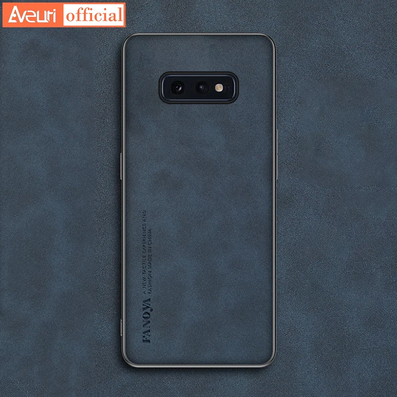 Funda de cuero de lujo para Samsung Galaxy S10 Plus S10 5G S10E, funda de silicona para teléfono Samsung S10 + S10E S10Plus Coque