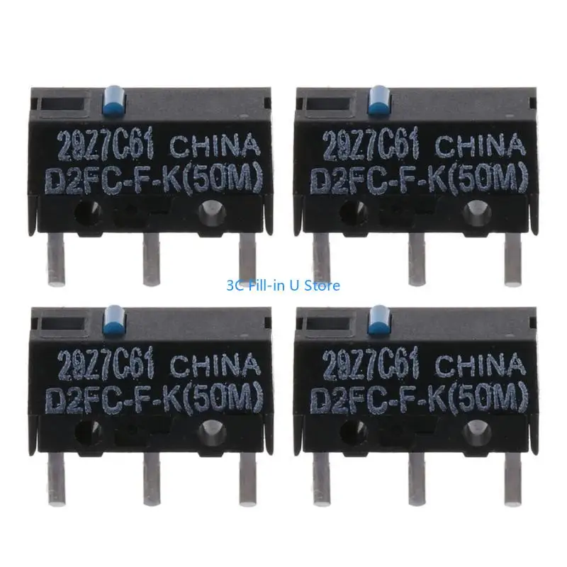 G8TA 4PCS/Set D2FC-F-K (50m) Micro-Switches Micro Switch para MX G Série/Para Trackball G3 Mouse