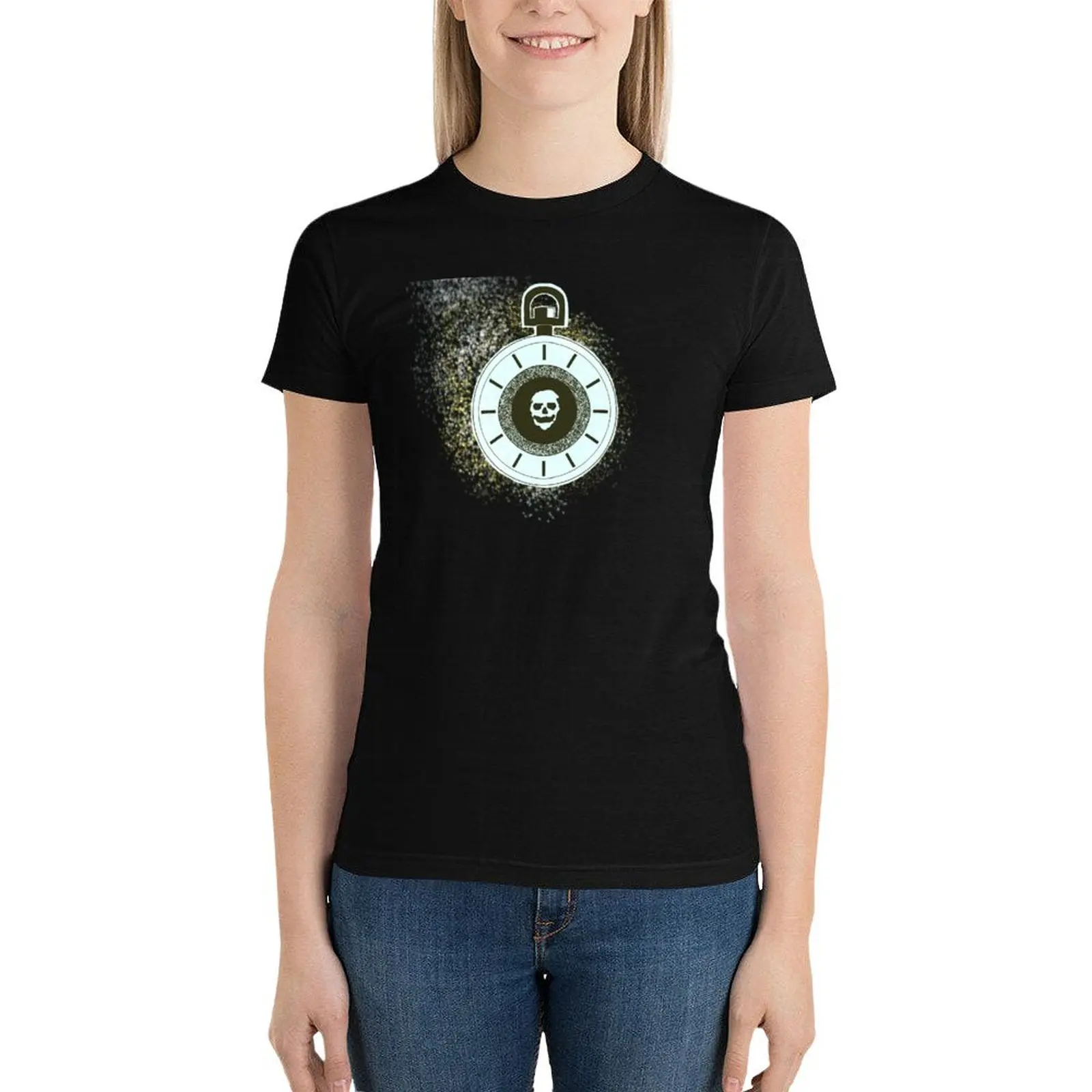 

Memento Mortem Pocketwatch T-Shirt funny cute clothes kawaii clothes shirts graphic tees T-shirt Women
