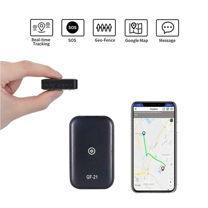 Localizador de rastreador Mini GPS, billetera con alarma antipérdida, dispositivo de seguimiento GPS pequeño, tecnología Inteligente, localizador de coche para niños y mascotas