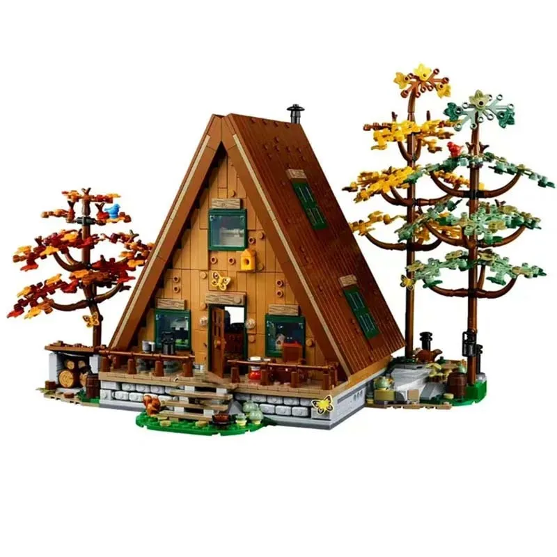 2082 Stück Typ ein 21338 Rahmen Cottage kompatible Architektur vier Jahreszeiten Wald DIY Baumhaus Kinderspiel zeug Geburtstag Weihnachts geschenk