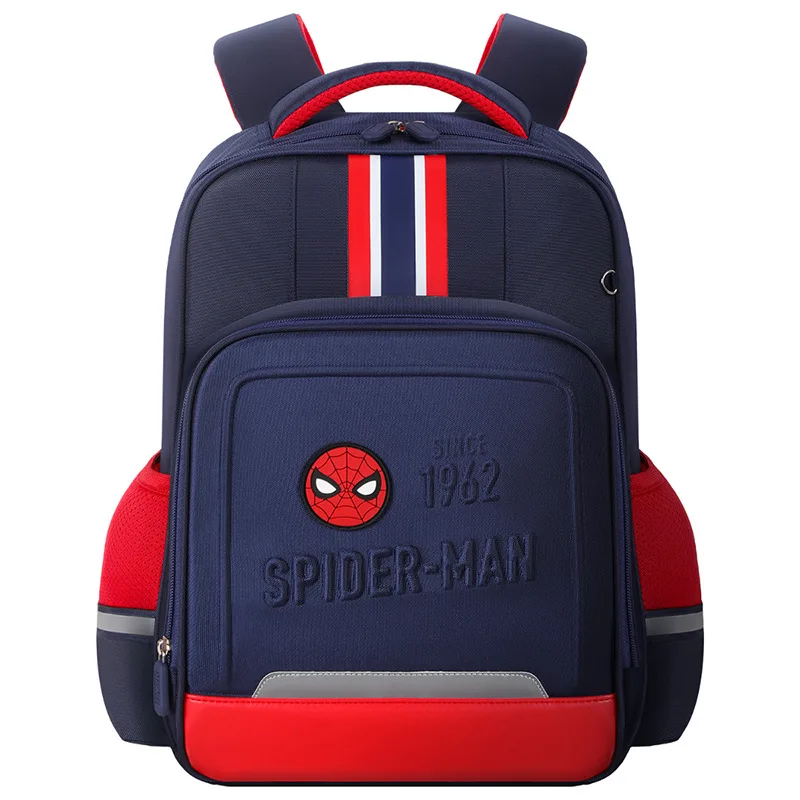 Mochilas escolares de Frozen de Disney para niñas y niños, mochila ortopédica de hombro para estudiantes de primaria, grado 1-3, Spider Man, Capitán América