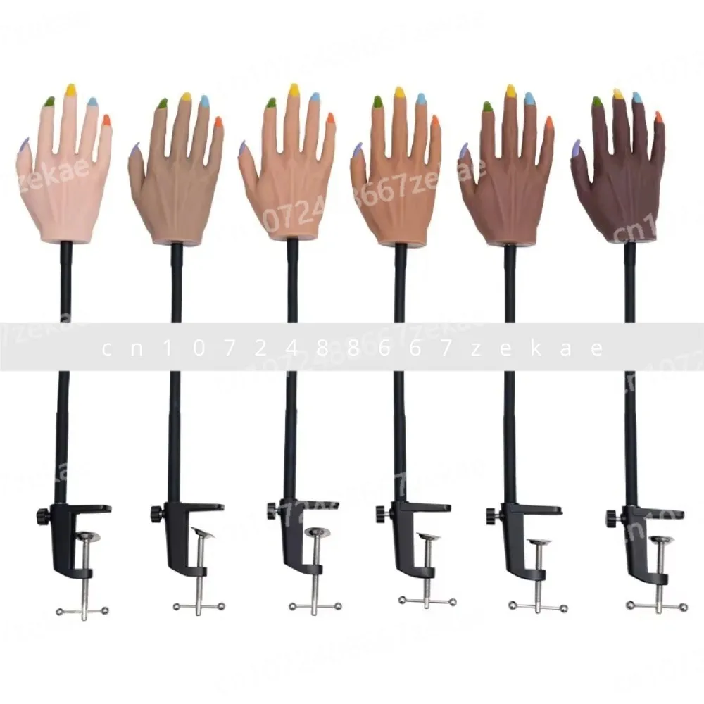 نموذج يدوي للتدريب على الأظافر من السيليكون الاحترافي #2