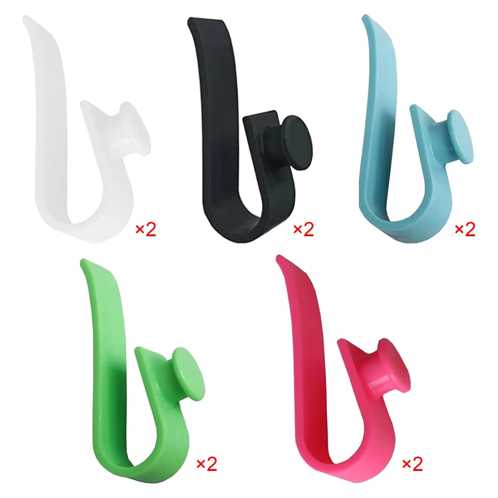 Beach Bags Hooks Accessories Keychain Holder for Purse Tote Bag Cup Connector Clip Lightweight PP Plastic Hiking Buckle for Pool