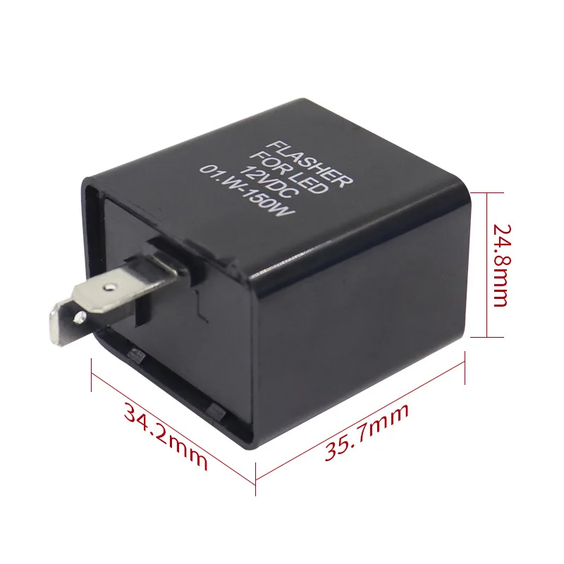 Manufacturer spot FLASHER12V turn signal controller buzzer motorcycle electric car, two-foot flasher