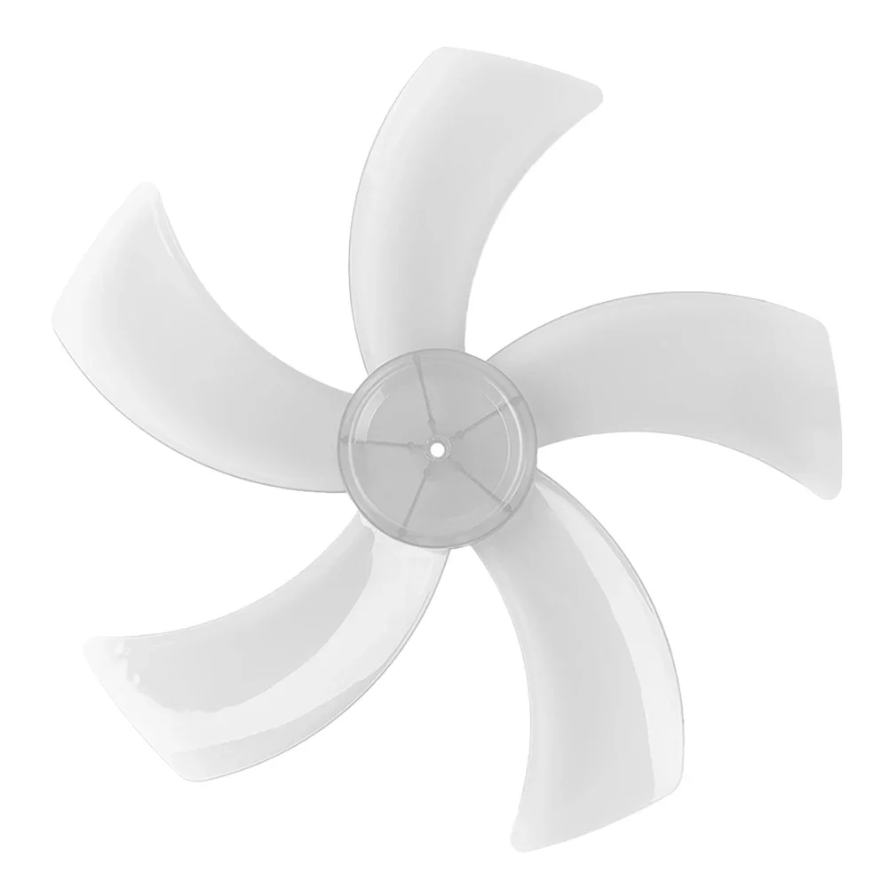 12 Inch Household Plastic Fan Blade Five Leaves With Nut Cover For Pedestal Low Noise Ventilate Parts