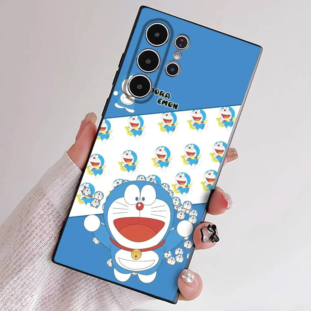 Funda de teléfono de dibujos animados D-Doraemons, funda de TPU suave y agradable para la piel, Compatible con Samsung S21/S22/S23/S24/S25 FE/Plus/Ultra